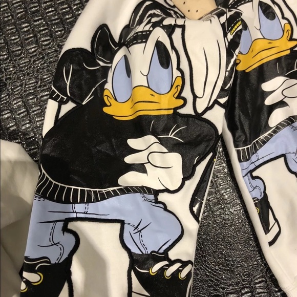 RARE🔥 Moschino x H&M Disney🔥 appliqué Hoodie XS - Picture 4 of 6
